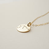 Aquarius Constellation Necklace