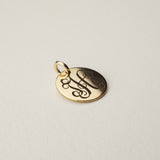 Vine Monogram Charm